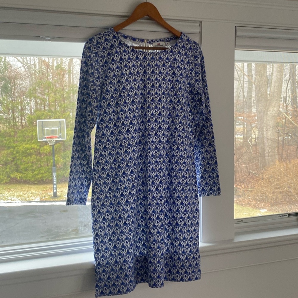 Vineyard Vines dress can be dressed up or worn casual with a jeans jacket.